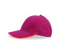 YUANYUYING Gorra con luz LED, sombrero de festival, traje de fiesta, gorra de béisbol unisex ajustable para escenario de club de festival (Rojo)