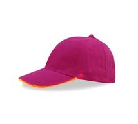 YUANYUYING Gorra con luz LED, sombrero de festival, traje de fiesta, gorra de béisbol unisex ajustable para escenario de club de festival (Naranja)