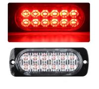YUANYUYING Luces de posición laterales estroboscópicas impermeables, 4 unidades, 12SMD. Luces de señalización laterales para coche, 12V-24V (rojo)
