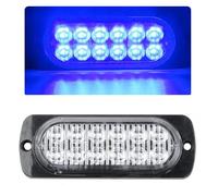 YUANYUYING Luces de posición laterales estroboscópicas impermeables, 4 unidades, 12SMD. Luces de señalización laterales para coche, 12V-24V (azul)