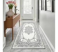 YUANZHI Alfombra Pasillo 90 x 180 cm Antideslizante, Anti Manchas, Lavable Alfombra Larga Pasillo, Cocina a Medida, Contemporánea para Oficina, Cocina, F