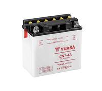 YUASA YUASA Batería YUASA Convencional Sin Acid Pack - 12N7-4A Batería sin paquete ácido, tamaño 135 mm