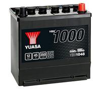YUASA Batería 45, Ah 350, A/EN YBX1048 L 220mm B 135mm H 225mm Compatible con KIA CEE'D SW ED, RENAULT 4 112, SAAB 96 Berlina