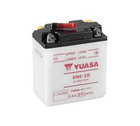 Yuasa Batería 6N6-3B 6V/6AH para Honda, Kawasaki, Malaguti – Enviada sin ácido