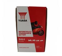 Yuasa Batería 6V B49-6 Sin Ácido 91x83x161mm 8A CC 1,20A para BMW Moto Guzzi