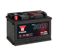 YUASA Batería 76, Ah 680, A/EN YBX3086 L 278mm B 175mm H 190mm Compatible con JEEP Grand Cherokee I ZJ, ZG, KIA OPTIMA Sportswagon