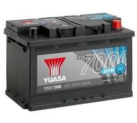 YUASA Batería (de coche) 700.0 A 75.0 Ah 12.0 V Start and Stop EFB (Ref: YBX7096)