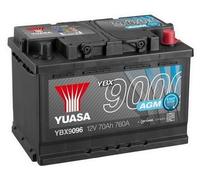 YUASA Batería 70, Ah 760, A/EN YBX9096 L 278mm B 175mm H 190mm Compatible con VW Polo V Hatchback 6R1, 6C1 Golf 7 Hatchback 5G1, BQ1, BE1, BE2, PEUGEOT 208 I Hatchback CA, CC, OPEL Corsa D Hatchback