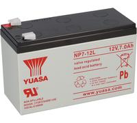 Yuasa Batería de Plomo Ácido NP7-12L Pb 12V 7Ah AGM VdS Faston 6,3mm USV