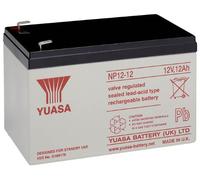 Yuasa Batería de Plomo NP12-12 de 12 V (Faston 250-6,3 mm)