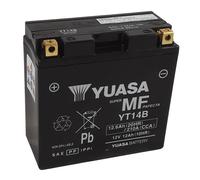 YUASA Batería moto 12.0 V 13.0 Ah SLA AGM (Ref: YT14B)