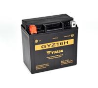 Yuasa GYZ16H 12V 240 CCA Batería de moto AGM VRLA libre de mantenimiento