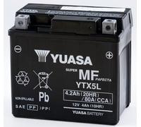 YUASA Batería moto 12.0 V 4.0 Ah SLA AGM (Ref: YTX5L)