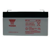 Yuasa - Batería plomo AGM NP1.2-6 6V 1.2Ah YUASA - Batería(s)