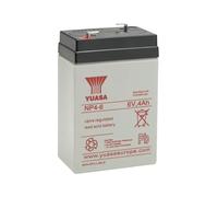 Yuasa Batería recargable de plomo ácido NP4-6 6V - 4Ah, NP4-6, NP4.5-6, 6v 4.5Ah