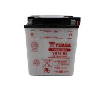 YUASA BATERIA YB14-B2 abierto - sin ácido