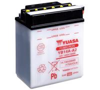 YUASA BATERIA YB14A-A2 abierto - sin ácido