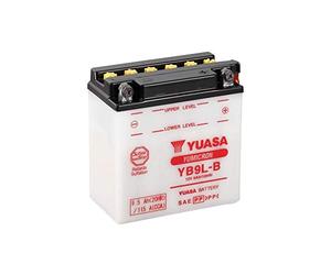 YUASA Batería YB9L-B abierta sin ácido