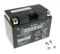 Yuasa Batería YTZ14S | Batería de repuesto para moto Honda Deauville 700 C-ABS 700 2012