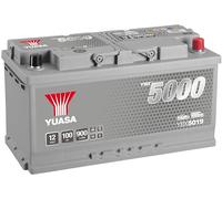 Yuasa: batería Yuasa YBX5019 Silver, 12 V, 100 Ah, 900 A.