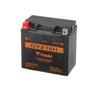 Yuasa GYZ16H 12V 240 CCA Batería Moto AGM VRLA Sin Mantenim. | Diseño Compacto, Antifugas, Resist. Vibración y Corrosión, Ideal Motos, ATVs, Scooters