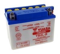 BATERÍA DE MOTO 12V YUASA YB4L-B GILERA RUNNER 50 97-06 MALAGUTI F12 PHANTOM