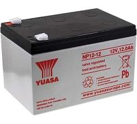 Yuasa NP12-12 - Batería/pila recargable (12000 mAh, 12V, 0.58 kg, 97x 48x 54.5 mm) color blanco