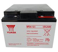 Yuasa NP24-12 NP24-12 Bleibatería recargable 12V 24Ah Blei-Vlies (AGM) (B x H x T) 166 x 125 x 175mm M5-Schraubans