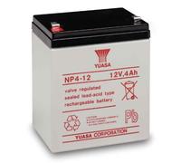 Yuasa NP4-12 - Batería recargable de plomo 12 V (187-4,8mm)