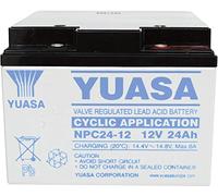Yuasa NPC24-12 NPC24-12 Bleibatería recargable 12V 24Ah Blei-Vlies (AGM) (B x H x T) 175 x 125 x 166mm M5-Schrauba