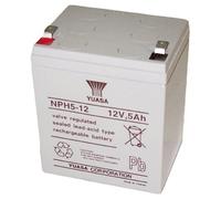 Yuasa NPH5-12 - Batería de plomo para corrientes elevadas (12 V, 5 Ah, Faston, 230-6 5 mm)