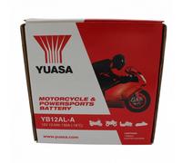 Yuasa YB12AL-A Batería 12V 12A CCA150 Aprilia BMW 136x82x162mm Sin Ácido