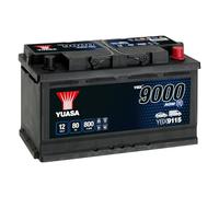 Yuasa YBX9115 Batería de coche AGM Start Stop Plus 12V 80Ah 800A
