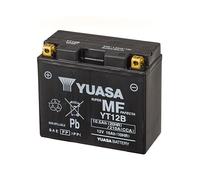 Yuasa YT12B 12V 210 CCA Batería Moto AGM VRLA Sin Mantenim. | 10.5 Ah, Mayor Arranque, Resist. Vibración y Corrosión, Ideal Motos y ATVs