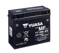 Yuasa YT19BL-BS 12V 170 CCA Batería AGM para moto libre de mantenimiento precargada y lista para instalar