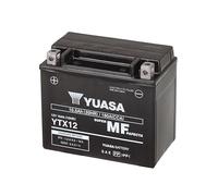 YUASA YUASA SIN MANTENIMIENTO YUASA W/C Batería activada de fábrica - YTX12 FA Batería libre de mantenimiento