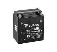 Yuasa YTX16-1 - Batería VRLA para motocicleta, 12 V, 230 CCA, sin mantenimiento