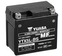 Yuasa YTX5L 12V 80 CCA Batería de moto VRLA libre de mantenimiento