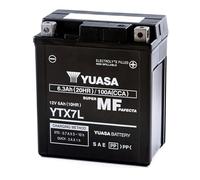 Yuasa YTX7L 12V 100 CCA Batería de moto AGM VRLA libre de mantenimiento