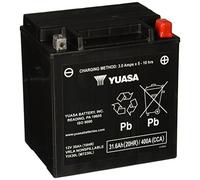 Yuasa yuam7230l YIX30L Batería | 12 V AGM VRLA, 31.6 Ah, 400 CCA, resistente a vibraciones y corrosión, ideal para motocicletas y cuatrimotos