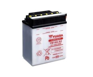 YUASA YUASA Batería YUASA Convencional Sin Acid Pack - YB14A-A2 Batería sin paquete ácido