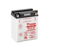 YUASA YUASA Batería YUASA Convencional Sin Acid Pack - YB14L-B2 Batería sin paquete ácido