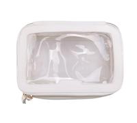 Yuattory Estuche de Maquillaje Transparente Bolsa de Aseo Estuche de Tren de Maquillaje de Viaje Multiusos Organizador de CosméTicos PortáTil Bolsa de Almacenamiento Transparente