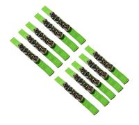 Yuattory Mano Verde 10 Piezas Orff Handbell, Handbell de Desarrollo de Capacidades Multi-Faceta Instrumento de Danza