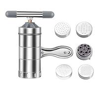 Yuattory MáQuina para Hacer Fideos, Prensa Manual de Acero Inoxidable para Fideos, MáQuina para Hacer Pasta, Molde para Fideos