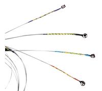 Yuattory un Juego de Cuerdas de ViolíN E-A-D-G Core Cuerdas de Acero de AleacióN de Aluminio Piezas de Instrumentos Musicales de Cuerda Herida