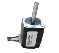 YUBAOLI Motor Paso a Paso de 4 Hilos, Longitud del fuselaje de 28 mm, ángulo de Paso de 1,8°, Corriente de 0,6 A/0,2 A, Eje de Salida Doble, par de sujeción de 1,4 N.cm(0.6A Double Shaft)