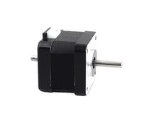 YUBAOLI Motor Paso a Paso de Doble Eje de Alto par 0.28N 0.4N 0.55N 0.7N 1.5A 4 Conductores for Control de precisión en impresoras y automatización(0.55N.m)