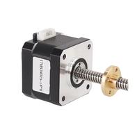 YUBAOLI Motor Paso a Paso de Tornillo de Salida 17HS3401S-T8*8 100-400 mm for Equipos automatizados(Lead 2)