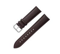 YUBAOLI Watch straps,12/14/16/18/20/22mm Colored Lychee Grain Soft Cowhide Watch Strap for Analogue Watch(Brown,20mm)